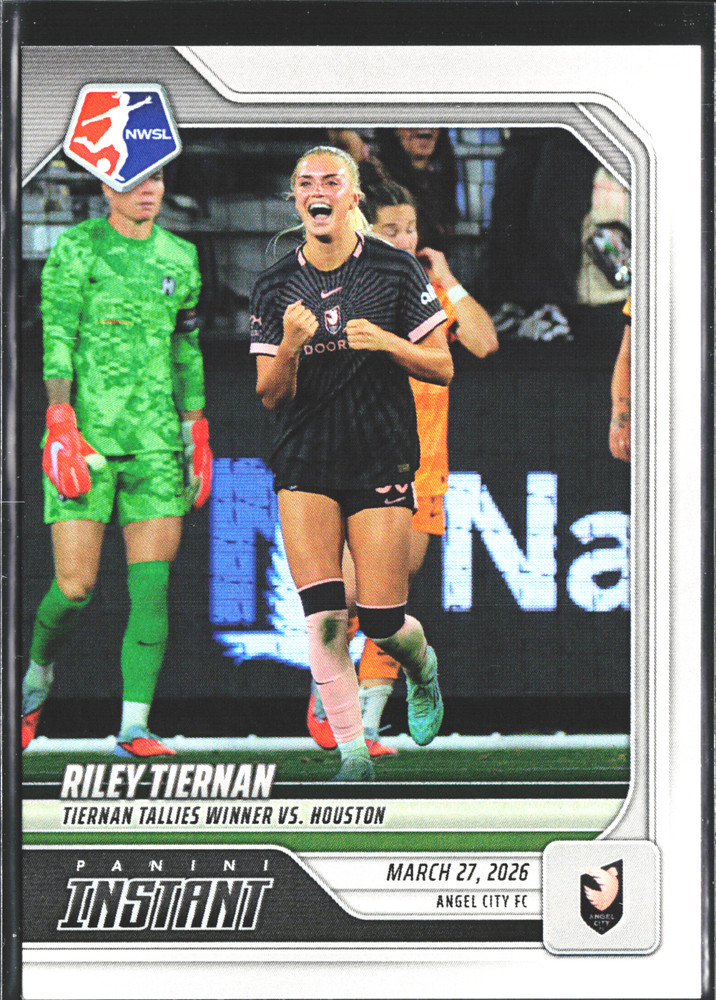 Riley Tiernan Soccer Card Limited Edition Only 87 Made 2026 Angel City ACFC