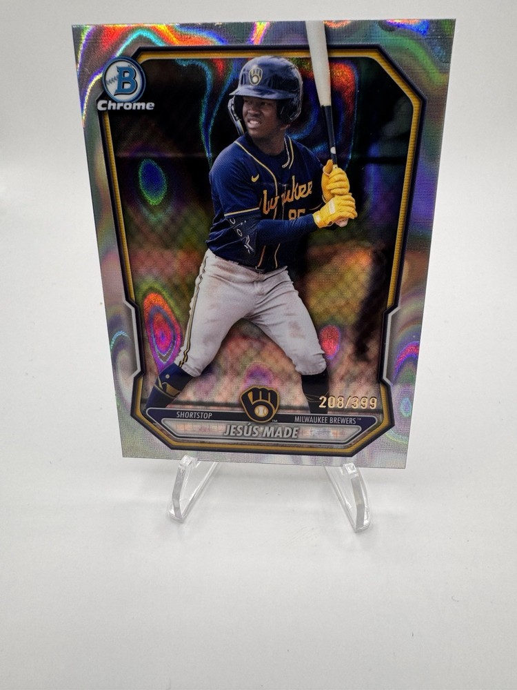 2025 Bowman - Chrome Prospects Jesus Made #BCP-96 Lava Refractor /399 (RC)