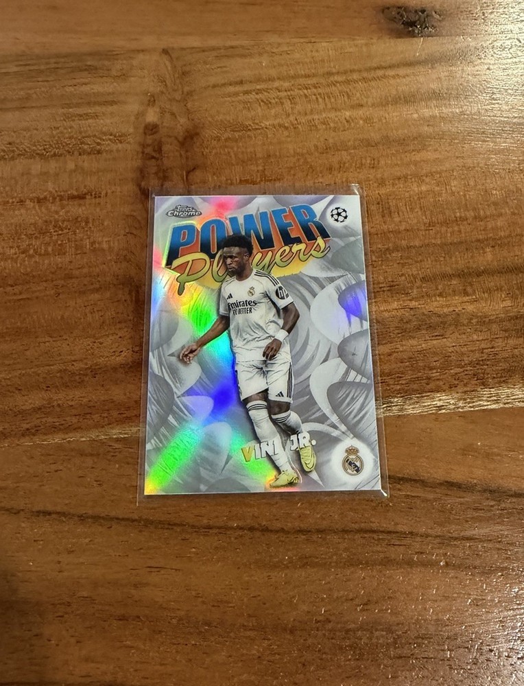 Vinicius Vini Jr. 2025-26 Topps Chrome UEFA Power Players Refractor NRMT+