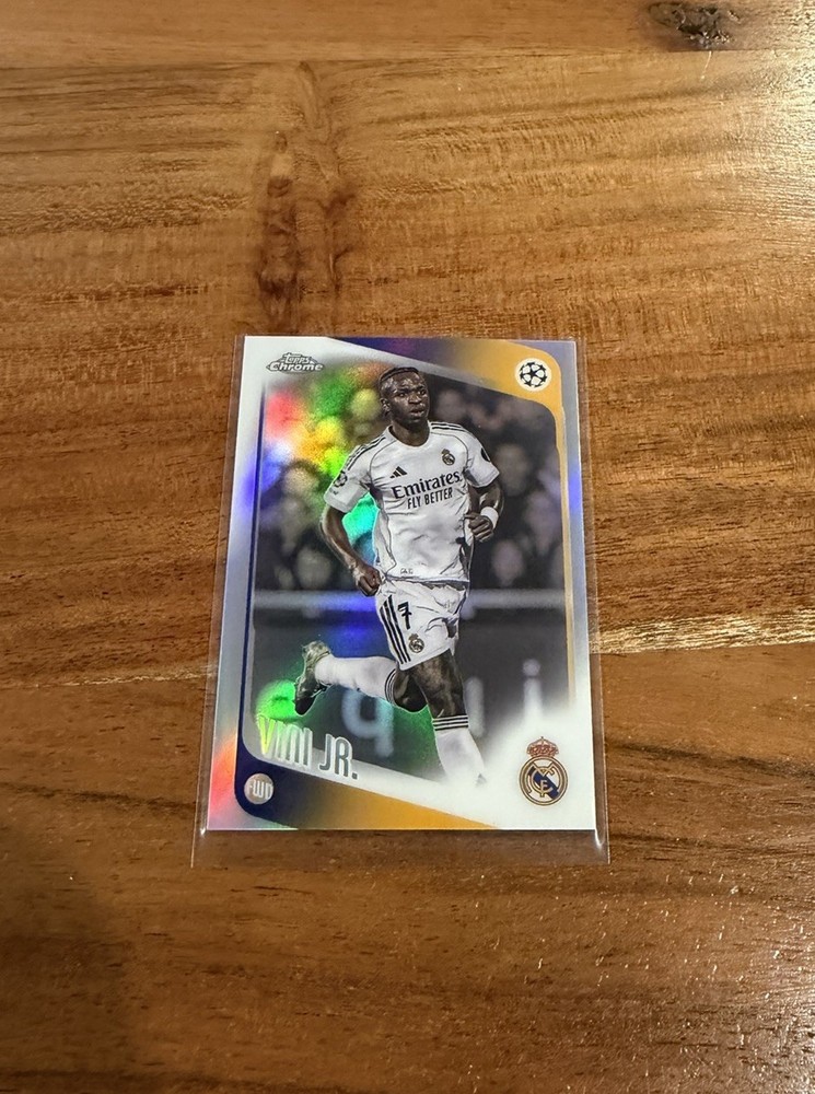 Vinicius Vini Jr 2025-26 Topps Chrome UEFA Champions Refractor NRMT+ Real Madrid