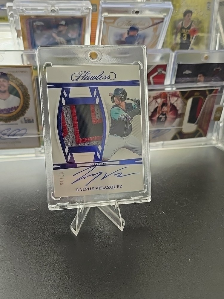 2024 Flawless Ralphy Velazquez /15 Autograph Cleveland RPA 