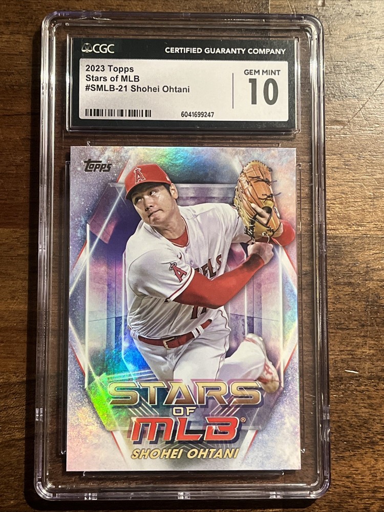 2023 Topps Series 1 - Stars of Mlb Shohei Ohtani #SMLB-21…CGC GEM MINT 10