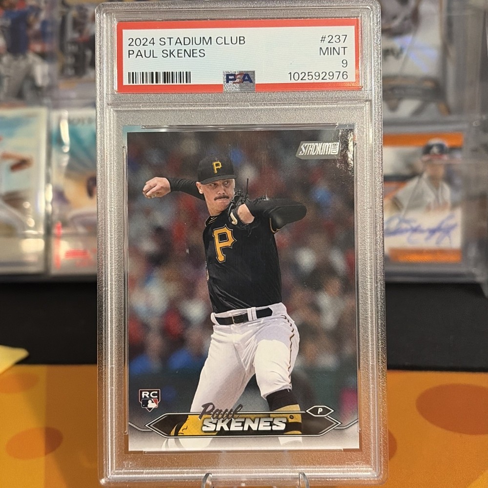 2024 Topps Stadium Club - Paul Skenes #237 (RC)  Pittsburgh Pirates PSA 9 MINT