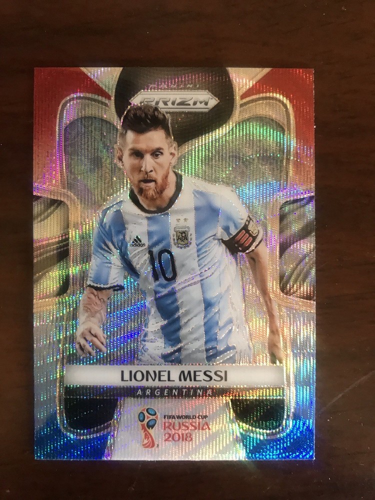 2018 Panini Prizm Lionel Messi Red White Blue