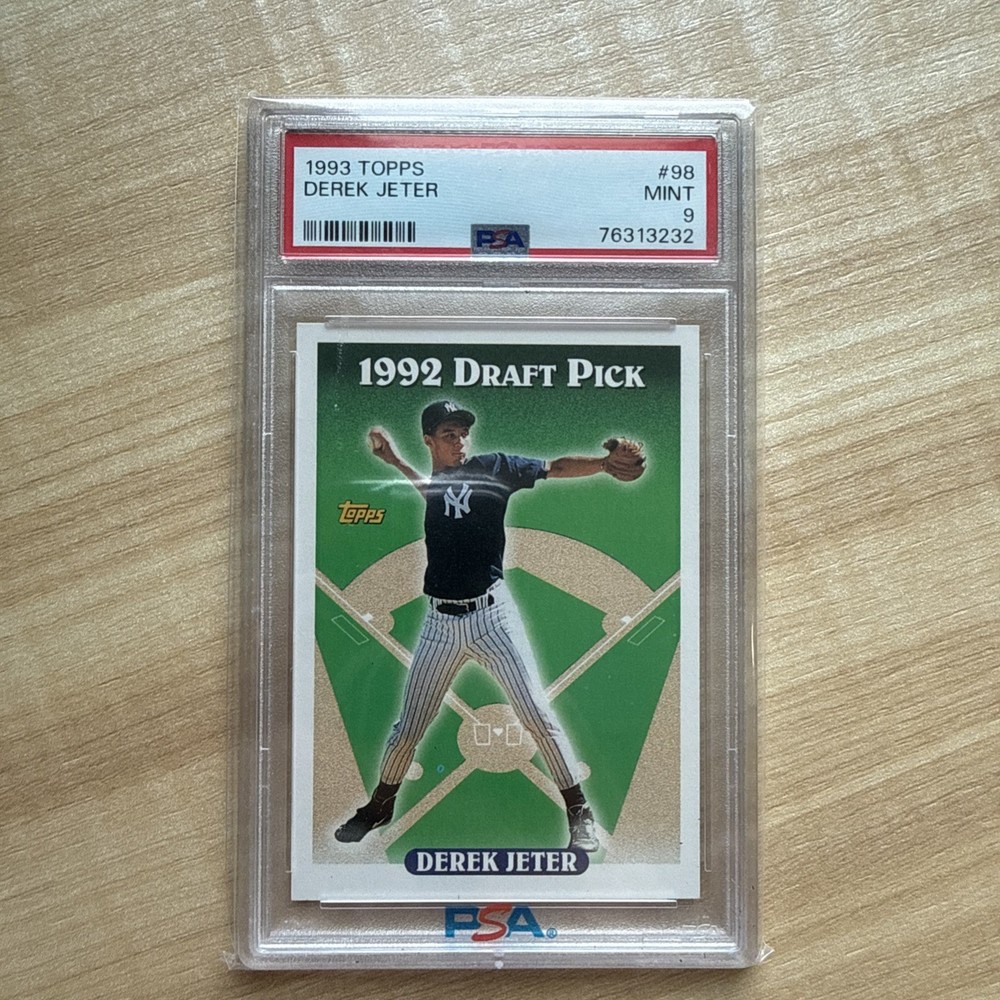 1993 Topps - Derek Jeter #98 (RC) Psa 9