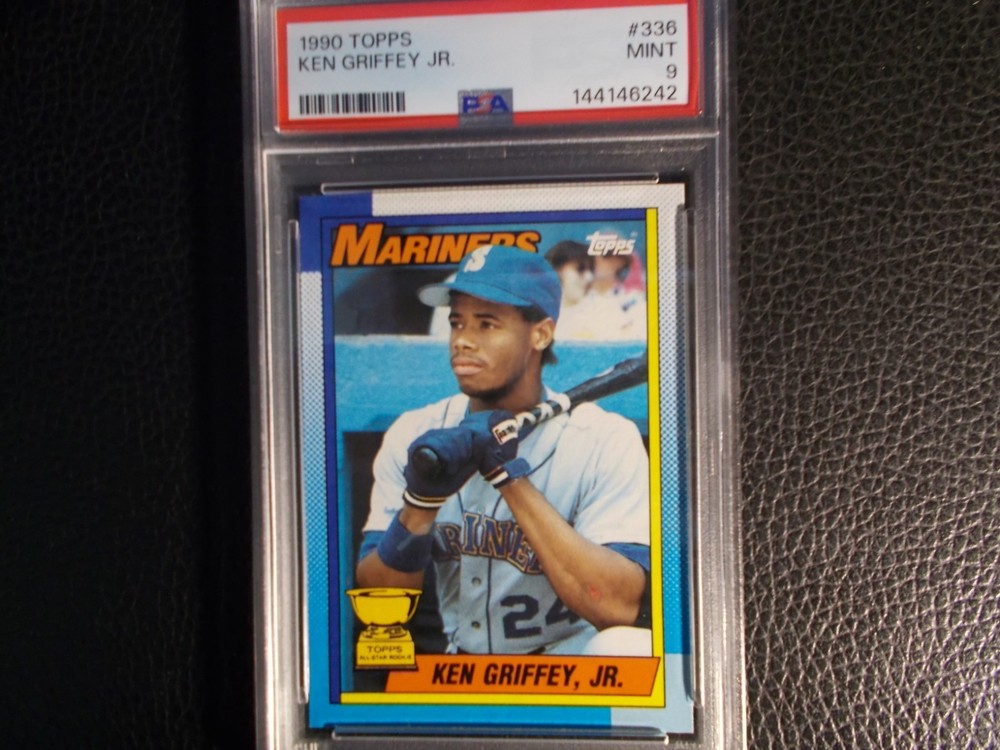 1990 TOPPS #336 KEN GRIFFEY JR. PSA 9 !!! view 1