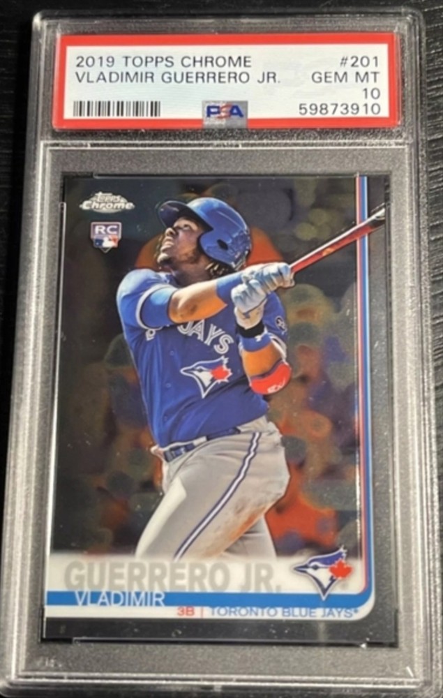 2019 Topps Chrome Vladimir Guerrero jr #201 psa 10