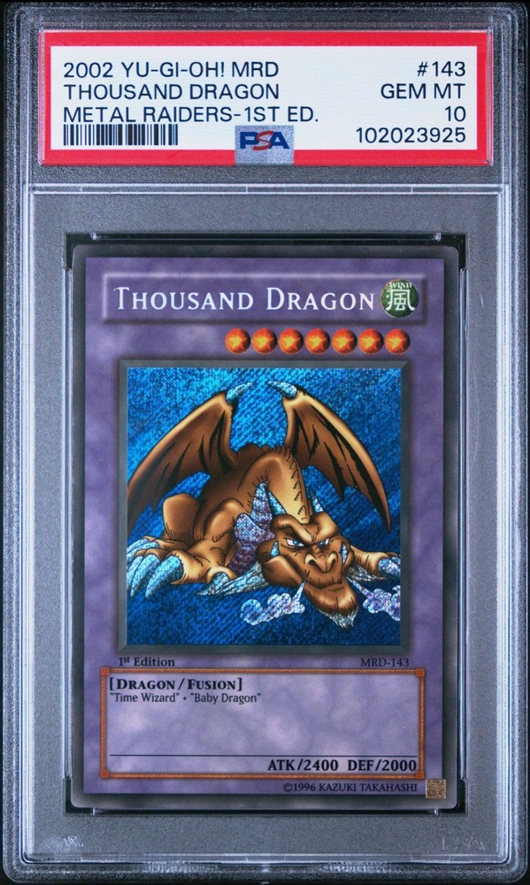 Thousand Dragon MRD-143 Metal Raiders 1st Ed 2002 PSA 10 Holo **New Label**