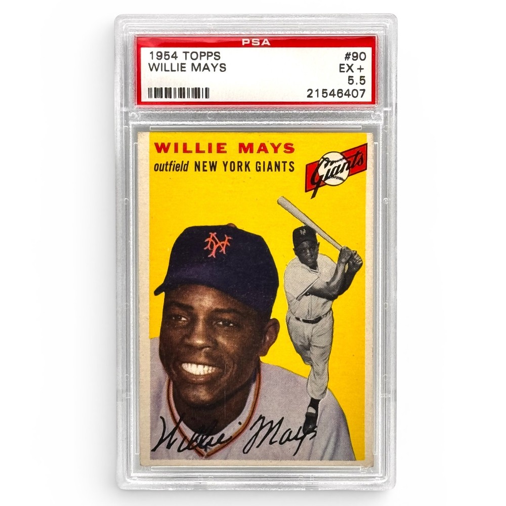 1954 Topps Willie Mays #90 PSA 5.5 EX+ New York Giants HOF Centered