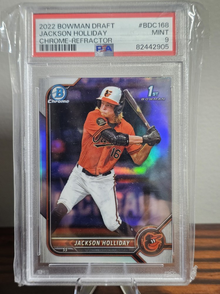 2022 Bowman Draft - Chrome Jackson Holliday #BDC-168 Refractor (RC)
