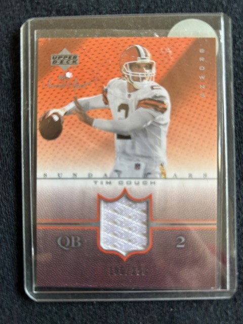 Tim Couch /250   Certified Game Used  JERSEY Card