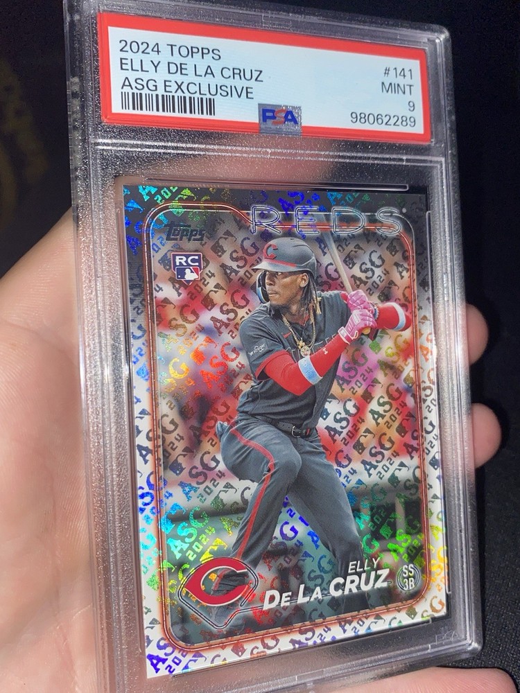 2024 Topps Elly De La Cruz Rookie Card ASG Refractor PSA9