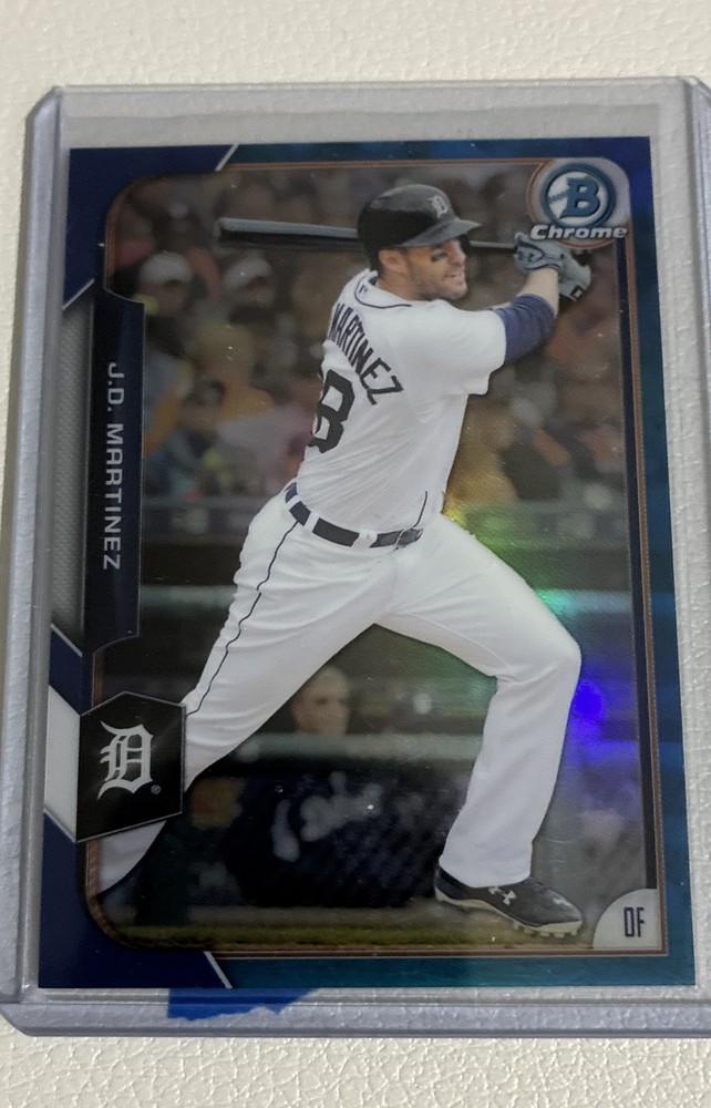 2015 Bowman Chrome - J.D. Martinez #35 Blue Refractor /150