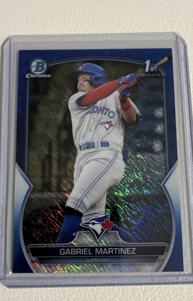 2023 Bowman - Chrome Prospects Gabriel Martinez #BCP-45 Blue Shimmer /150