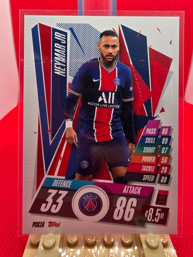 2020-21 Topps Match Attax #PSG16 Neymar Jr Brazil