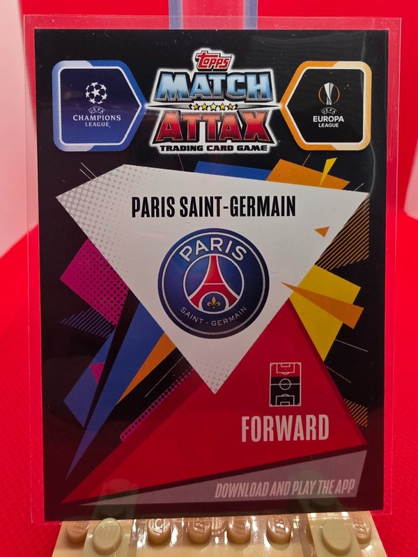 2020-21 Topps Match Attax #PSG16 Neymar Jr Brazil view 2