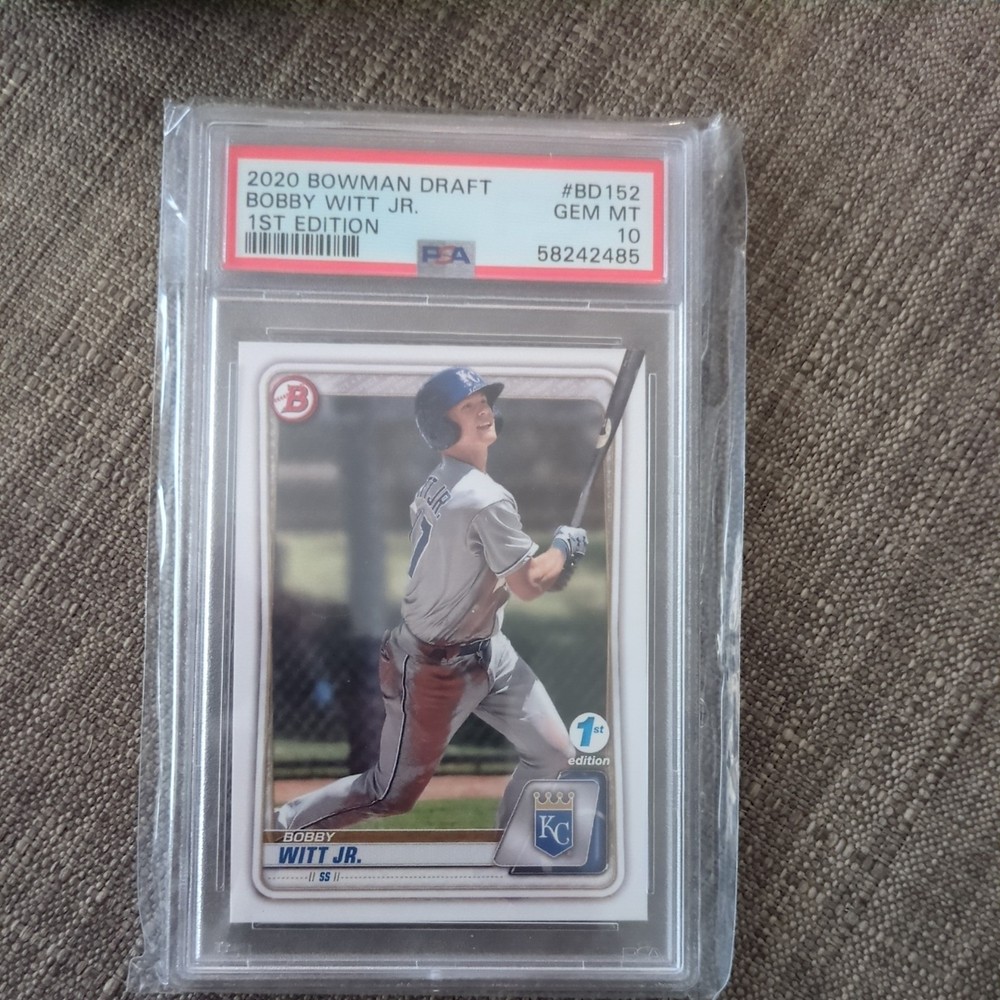 2020 Bowman Draft #BD152 Bobby Witt Jr. PSA 10 Gem Mint Royals 🔥🔥