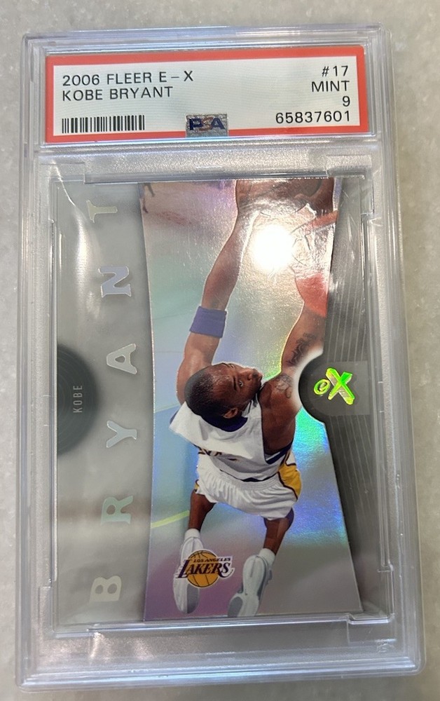 KOBE BRYANT 2006-07 FLEER E-X #17 LOS ANGELES LAKERS HOF PSA 9 MINT