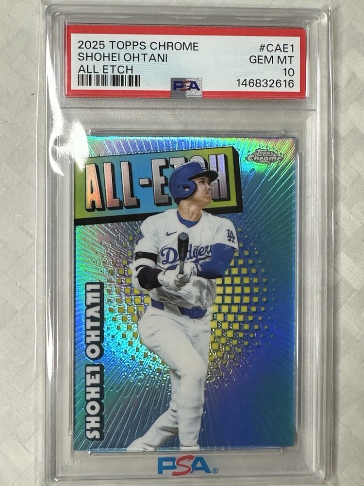 PSA  10 -  2025 Topps Chrome - All-Etch Shohei Ohtani #CAE-1
