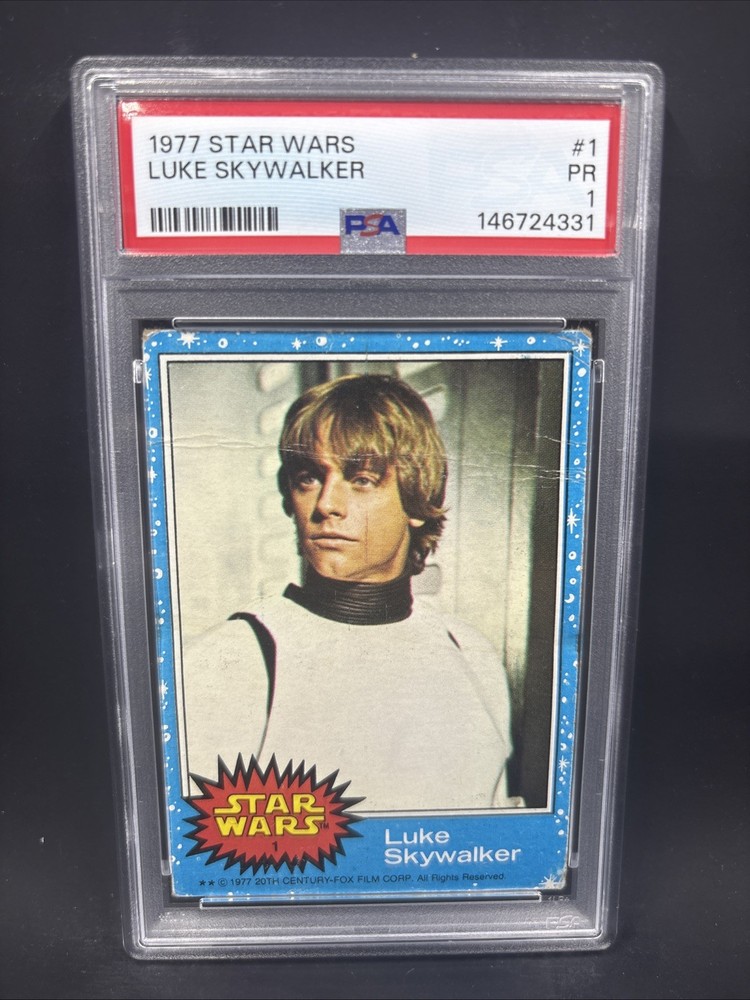 1977 STAR WARS #1 LUKE SKYWALKER PSA 1
