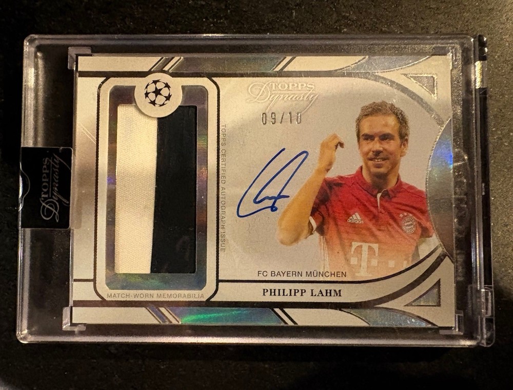 2025 Topps Dynasty UEFA Soccer Philipp Lahm Patch Relic Auto /10