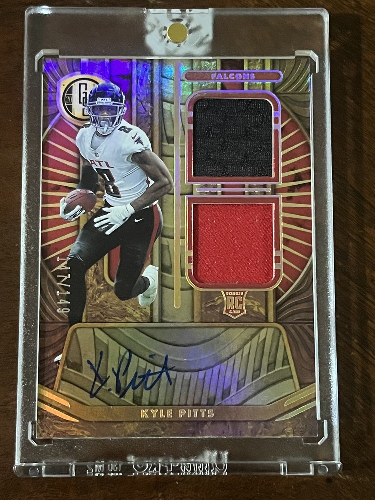 2021 Gold Standard Kyle Pitts Rookie Patch Auto RPA /149 RC Autograph Falcons