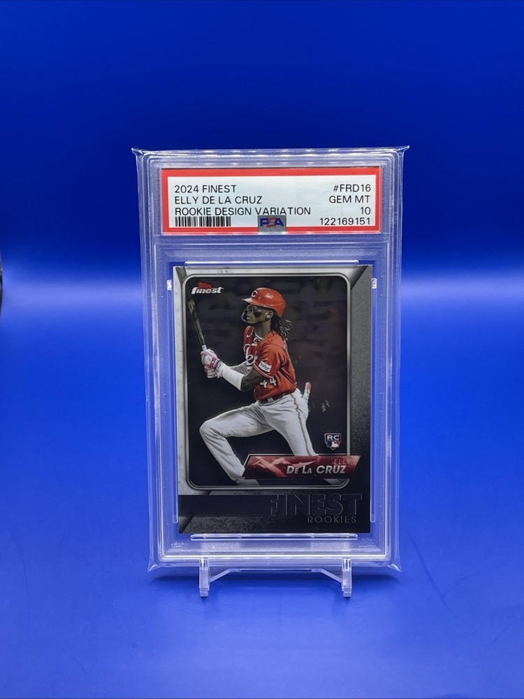 2024 Finest Baseball Elly De La Cruz RC PSA 10 Reds