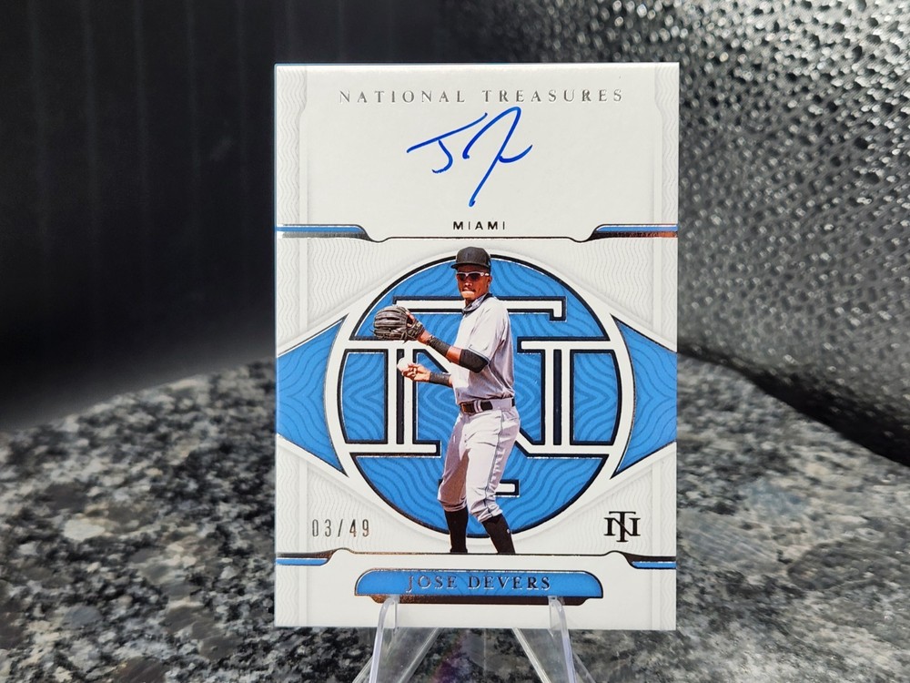 2022 Panini National Treasures Signatures /49 Jose Devers #S-JD Auto