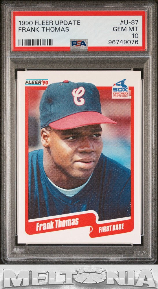 Frank Thomas 1990 Fleer Update #U-87 PSA 10 RC