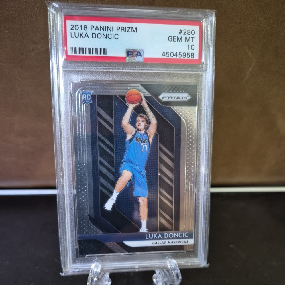 2018 panini prizm luka doncic psa 10