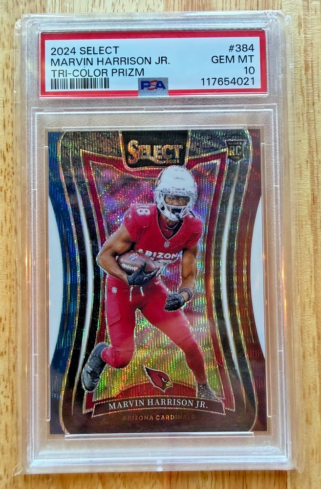 2024 Panini Select - Suite Level Marvin Harrison Jr. #384 Tri-Color Prizm...