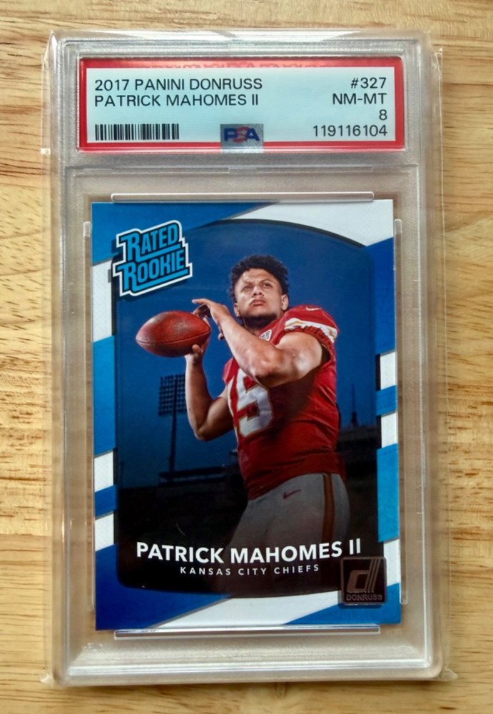 2017 Panini Donruss - Rated Rookie Patrick Mahomes II #327 (RC)