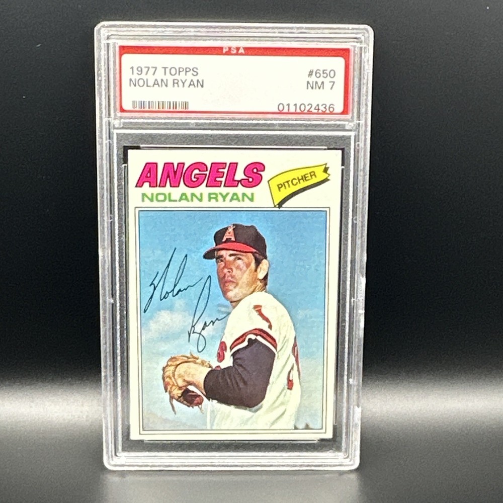 Topps 1977 Nolan Ryan #650 California Angels PSA Graded Baseball Card