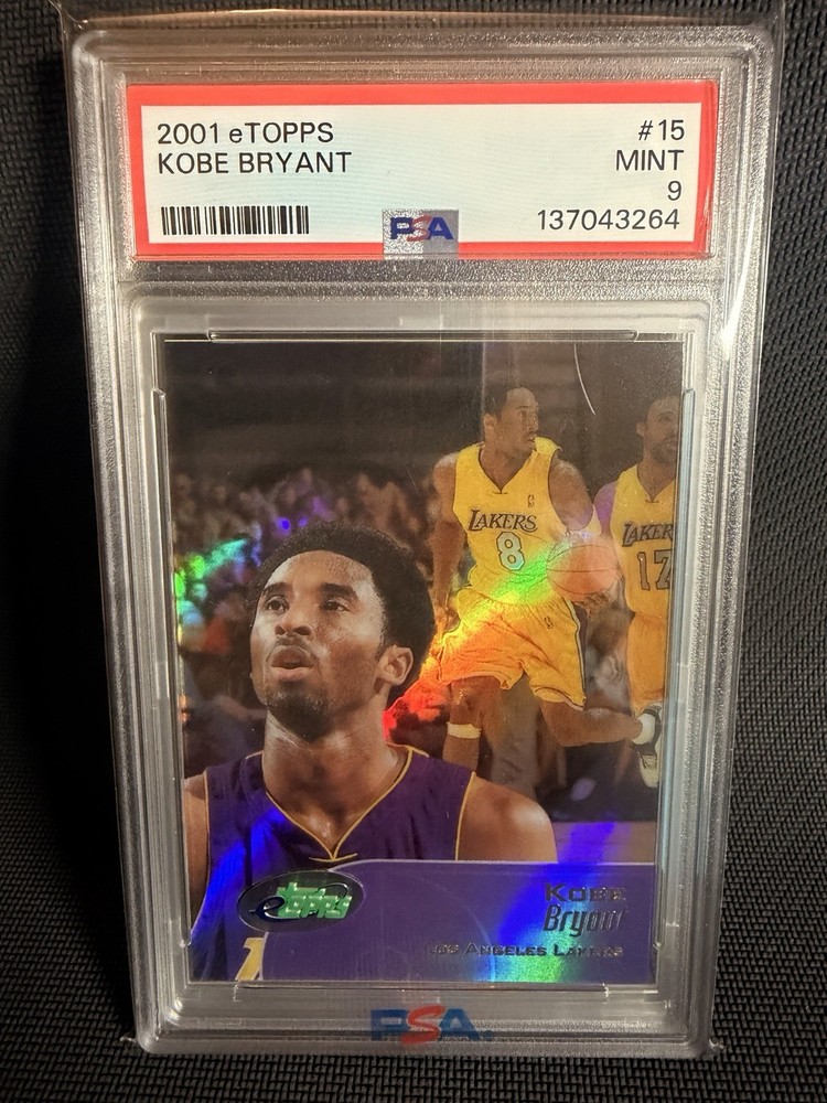 2001 eTOPPS Kobe Bryant PSA 9