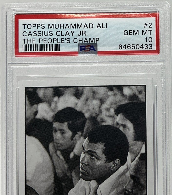 Muhammad Ali PSA 10- 2021 Topps-The People's Champ ‘Global Ambassador of Peace’ view 2