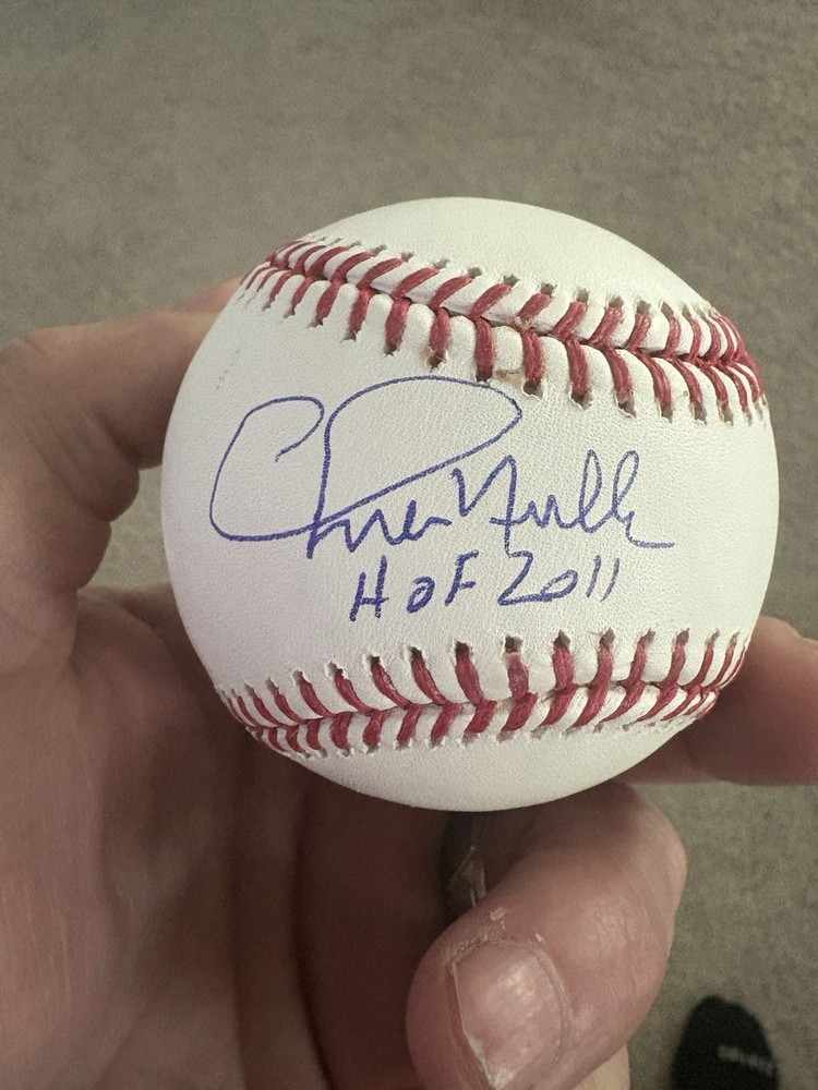 Chris Mullin Autographed ROMLB Baseball Card HOF 2011 PSA/DNA Rare Golden State