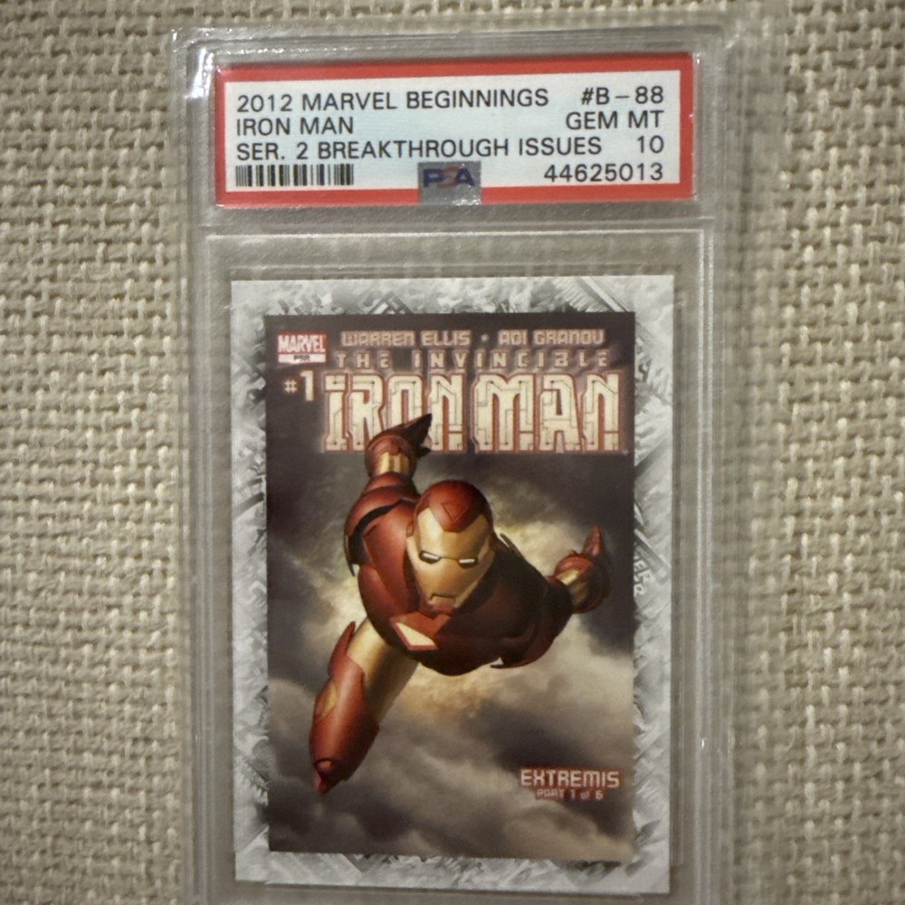 2012 Marvel Iron Man PSA 10 low pop 10 only rare 