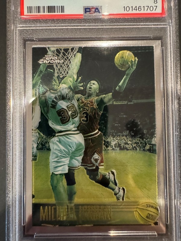 1996 Topps Chrome - Michael Jordan #139 view 2