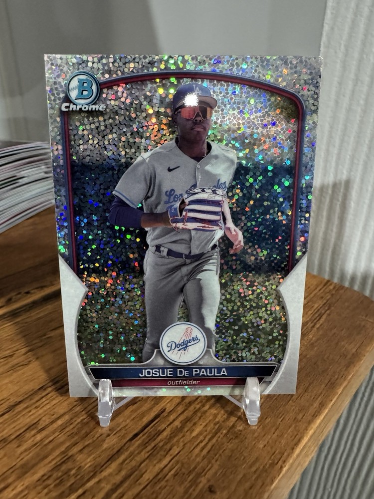 2023 Bowman Chrome Prospects Josue De Paula #BCP-111 Speckle Refractor #/299 RC