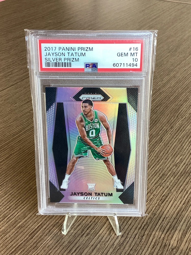 2017 Panini Prizm Jayson Tatum #16 Silver PSA 10