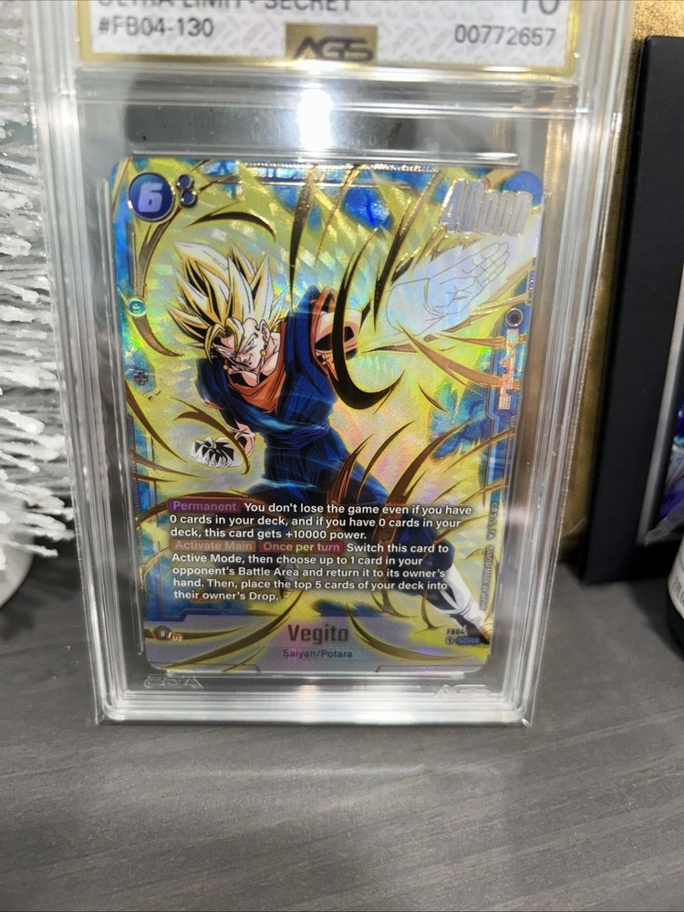 VEGITO FB04-130 SCR Alt Art Secret Rare Ultra Limit Dragon Ball Fusion World