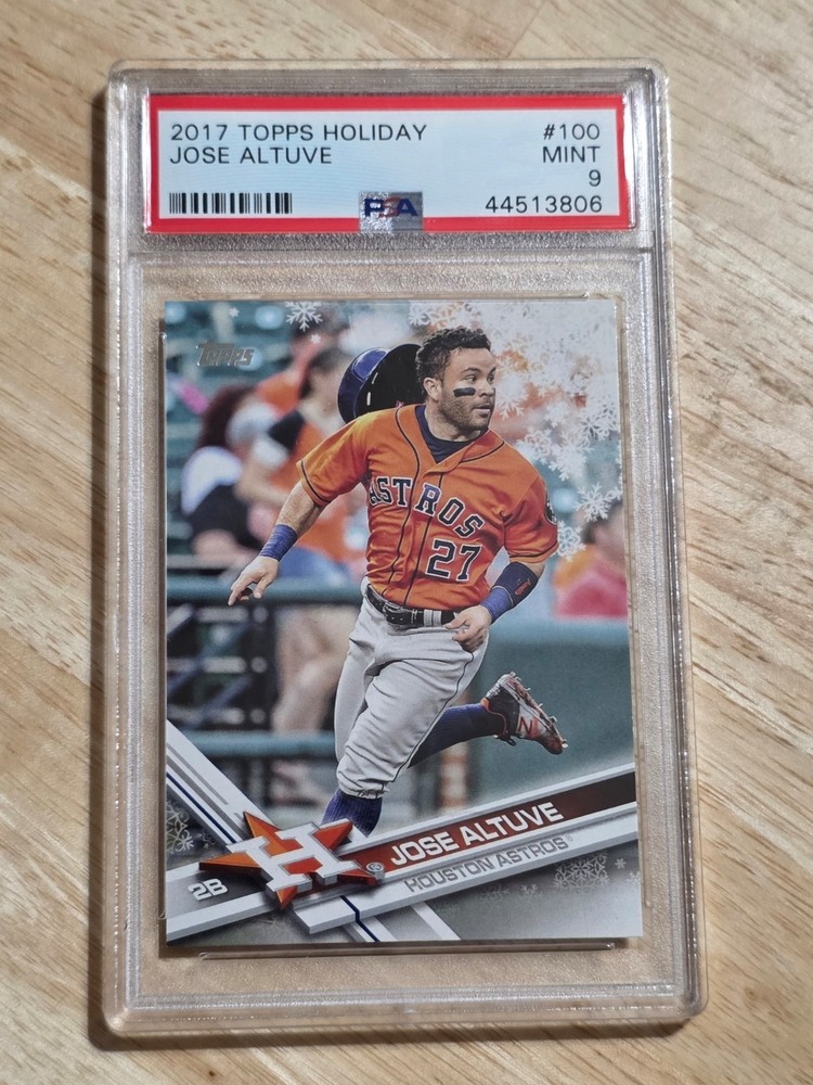 2017 Topps Holiday - Jose Altuve #HMW100  PSA 9