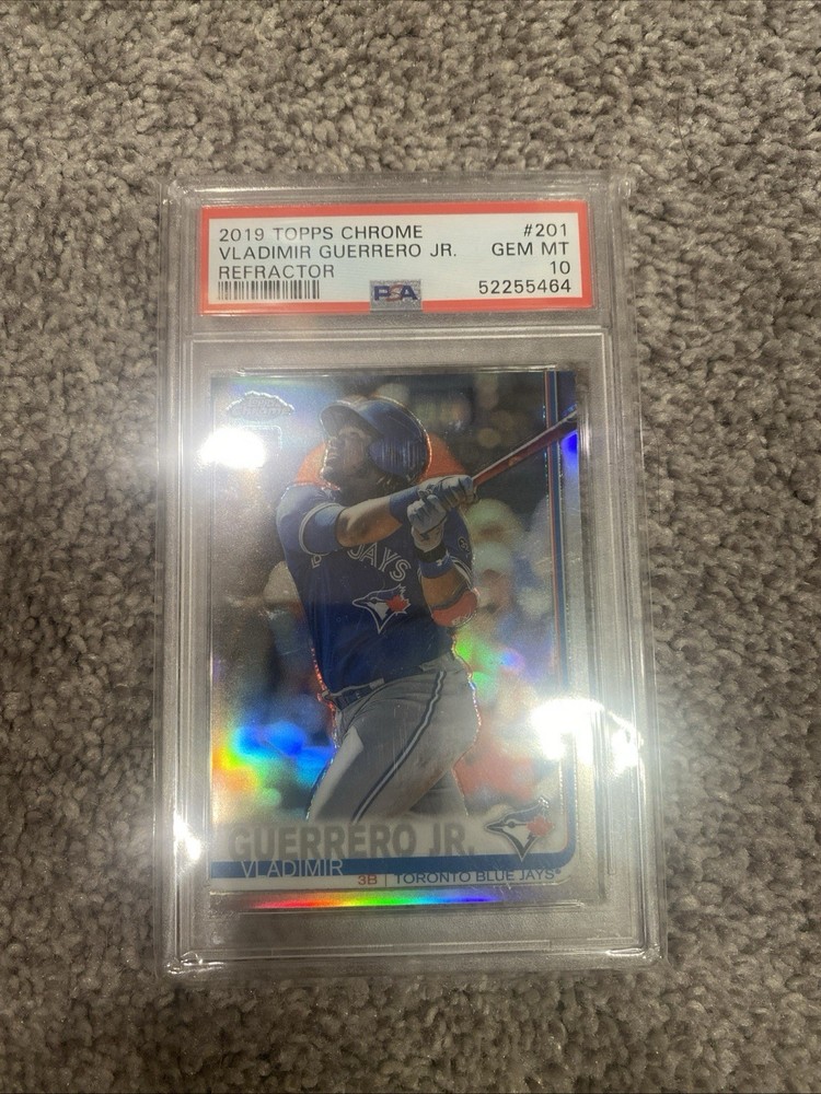 2019 Topps Chrome - Vladimir Guerrero Jr. ROOKIE Refractor Blue Jays (RC) PSA 10