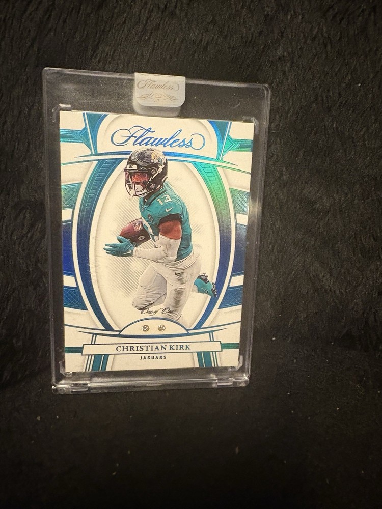 2022 Panini Flawless Christian Kirk #29 Dual Diamond 1/1 Jaguars 49ers Sealed