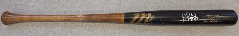 2016 Albert Pujols Signed Autographed Auto Game Used GU Marucci Bat PSA LOA JSA view 2