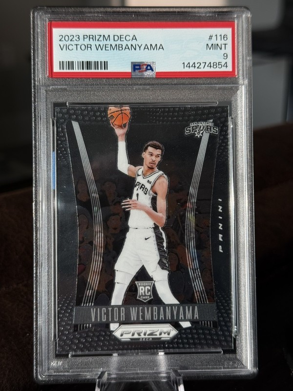 Victor Wembanyama 2023 Prizm DECA (PSA 9-Mint) Rookie Card Spurs Wemby-RC🔥🔥🔥 view 2
