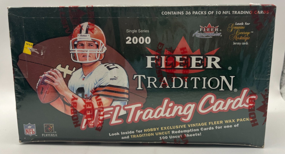 2000 Fleer Tradition Football Factory Sealed HOBBY Box Tom Brady ROOKIE AUTO?🔥