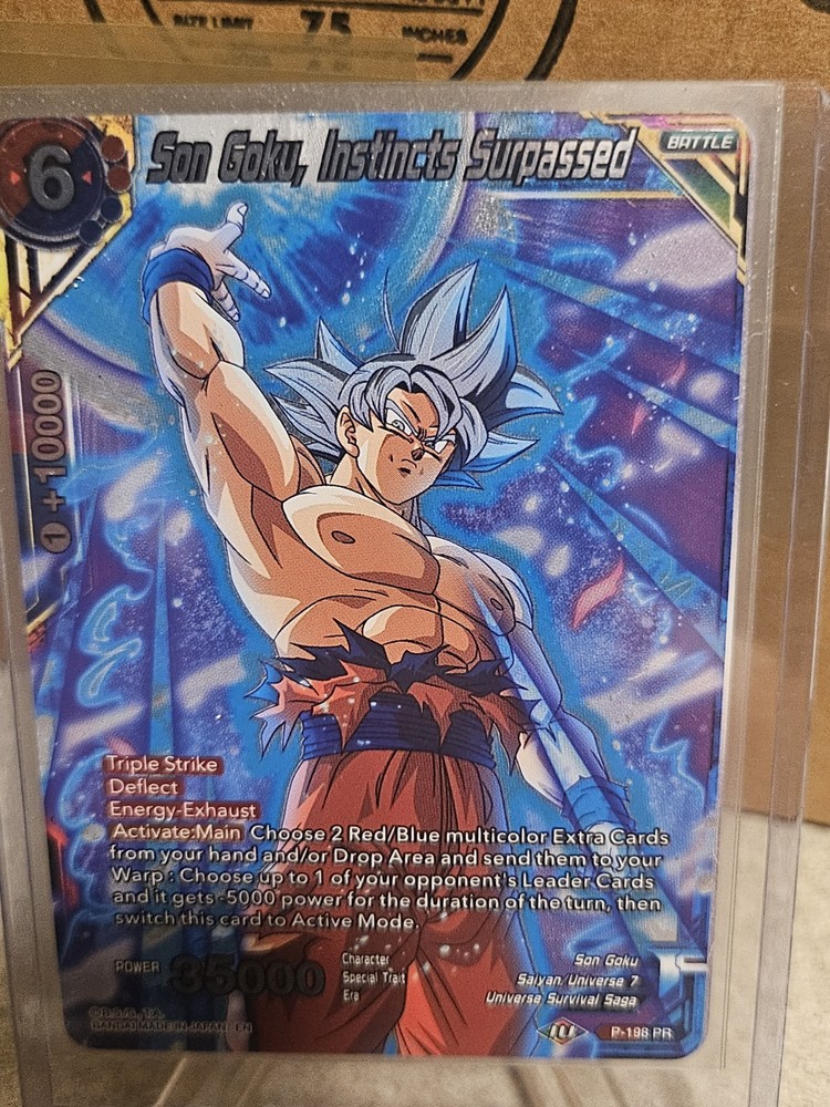 FOIL Son Goku, Instincts Surpassed Dragon Ball Super Card Game Promo P-198 PR