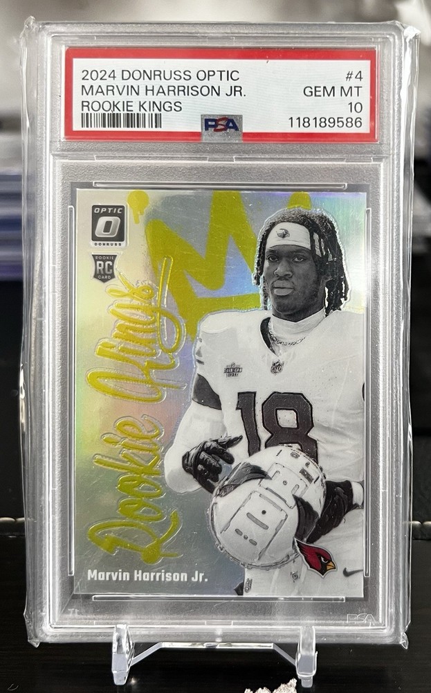2024 Panini Donruss Optic Rookie Kings Marvin Harrison Jr. #4 (RC) Psa 10