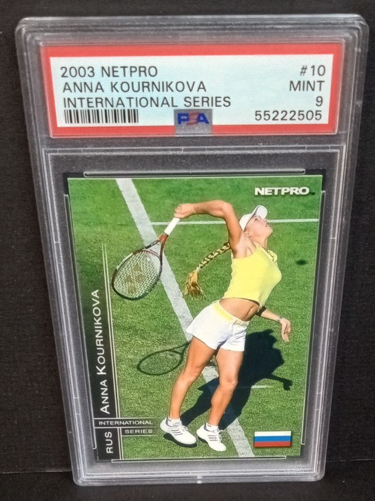 2003 NetPro International Series #10 Anna Kournikova Rookie Tennis PSA 9 MINT